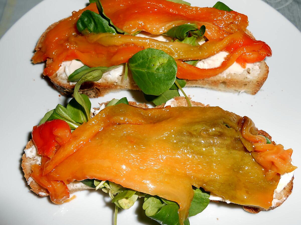 recette CE SOIR PETITES TARTINES