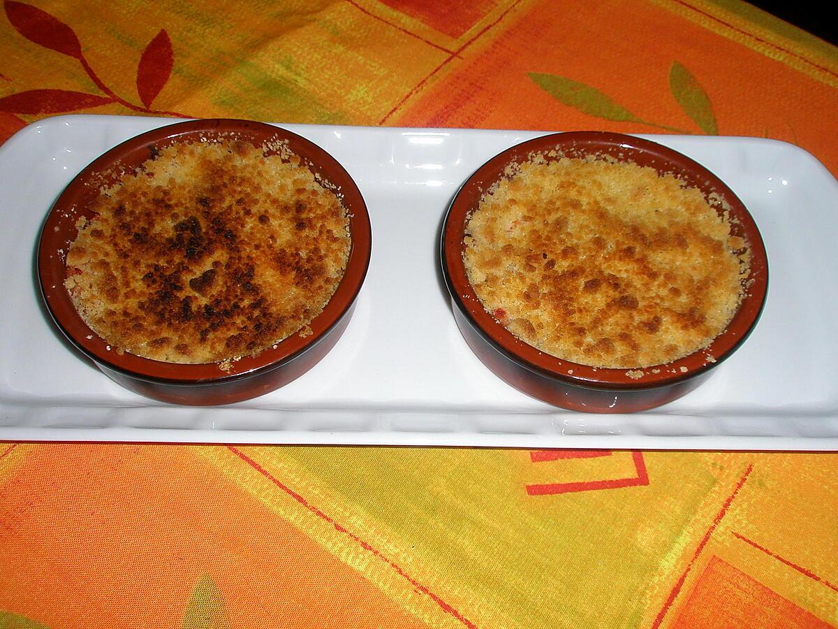 recette Crumble de coings au miel et aux noix