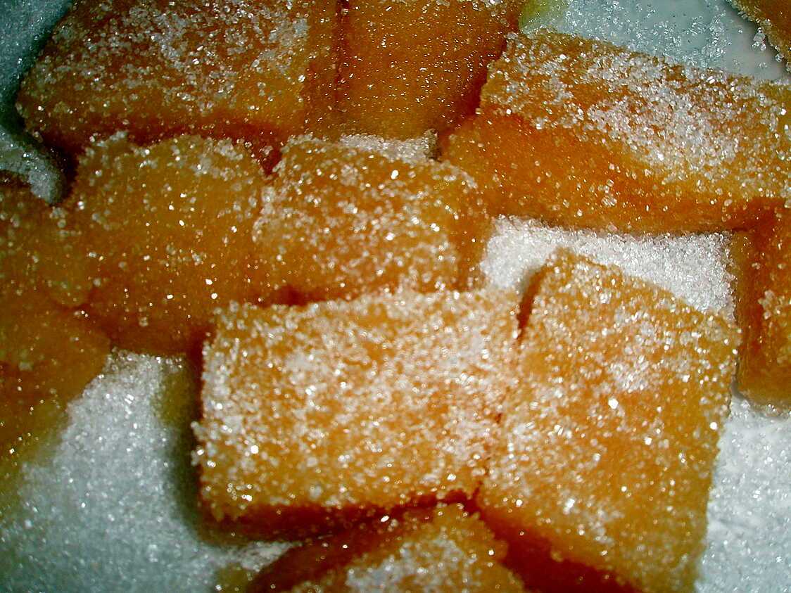 Recette de Pâte de fruits aux coings