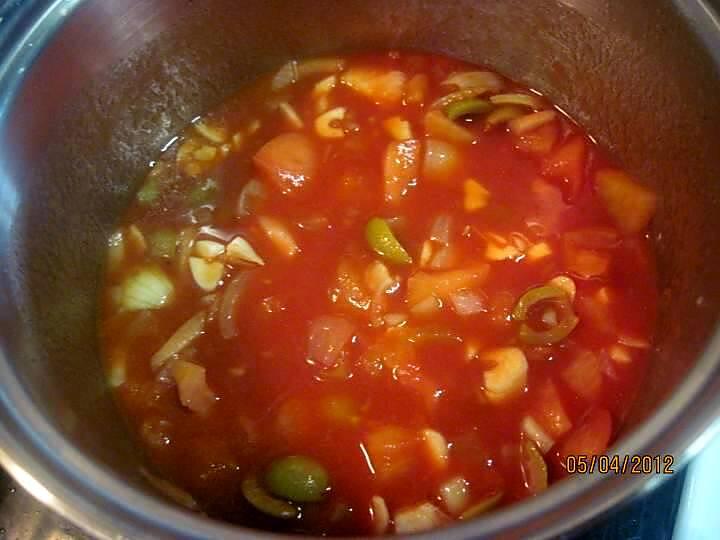 recette Godiveaux à la sauce tomate aux champignons.