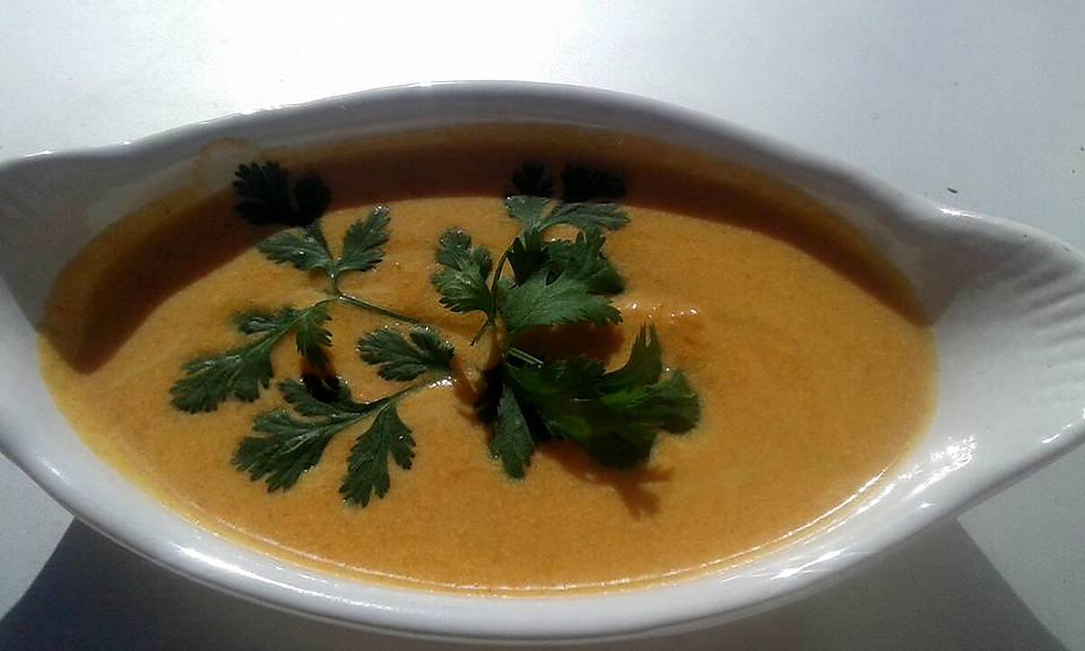 recette Soupe de courge au curry
