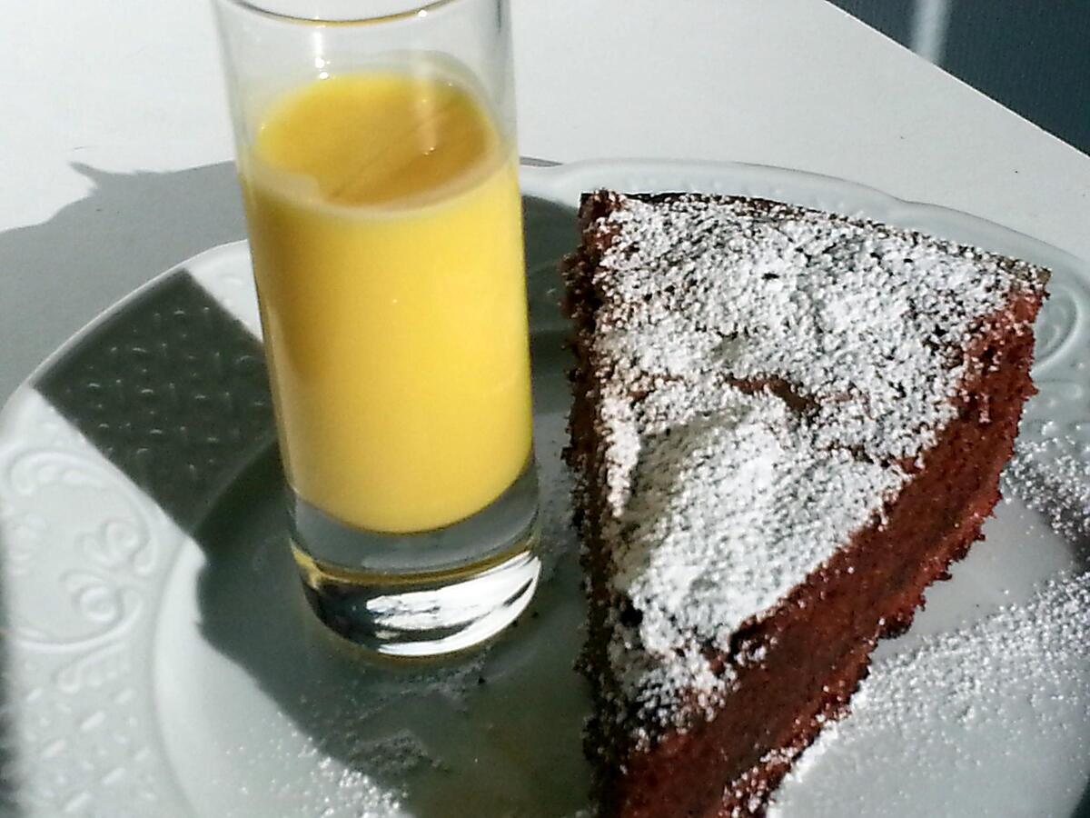 recette Moelleux au chocolat et crème anglaise