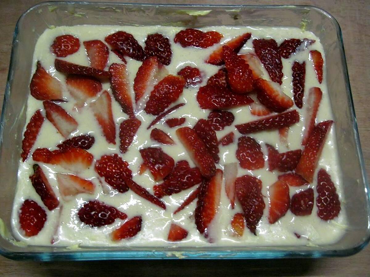 recette clafoutis aux fraises.