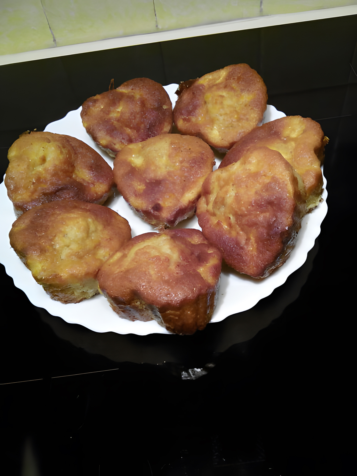 recette MUFFINS POMMES-CHOCOLAT BLANC-NOISETTES