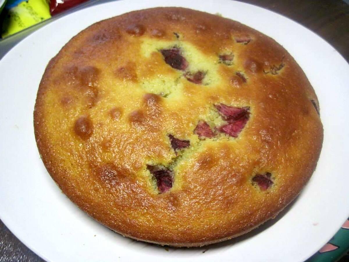 recette Gâteau aux pêches de vigne.