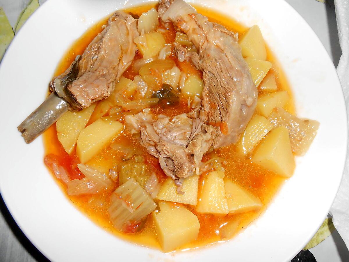 recette AGNELLO IN BRODO (au bouillon en soupe)