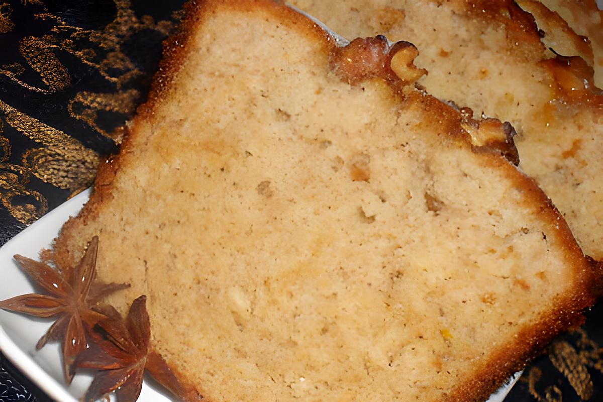 recette cake au badiane(anis-étoilé) et aux noix..pour un gout intense