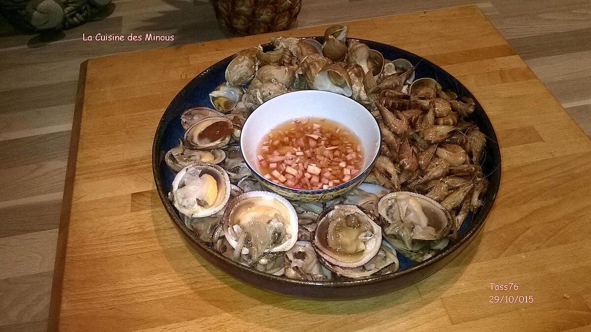 recette Assiette de la mer pour soirée télé