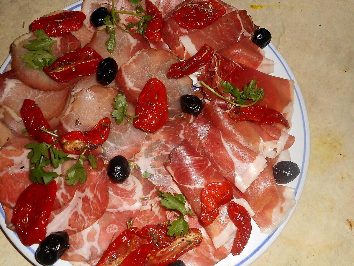 recette Assiette de charcuterie corse