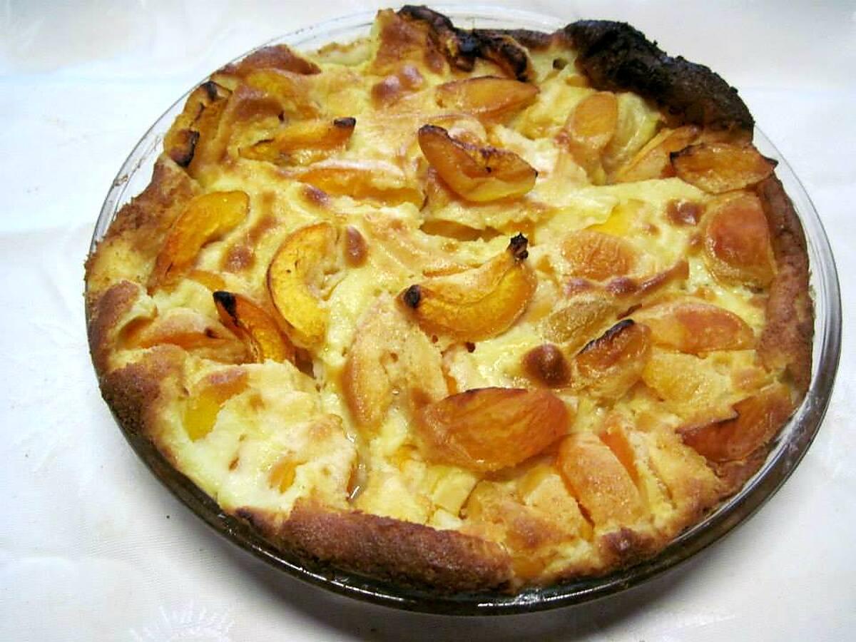 recette Clafoutis aux abricots frais.