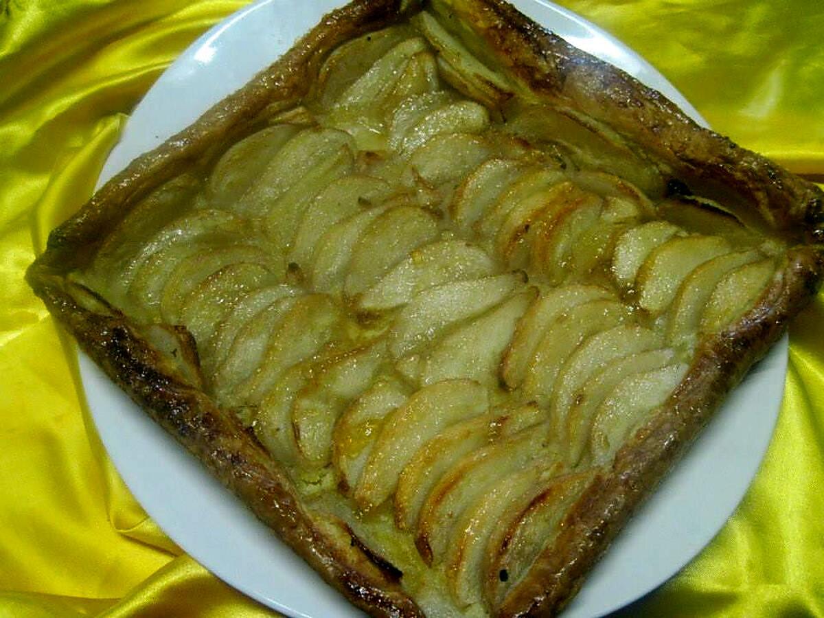 recette Tarte aux poires.