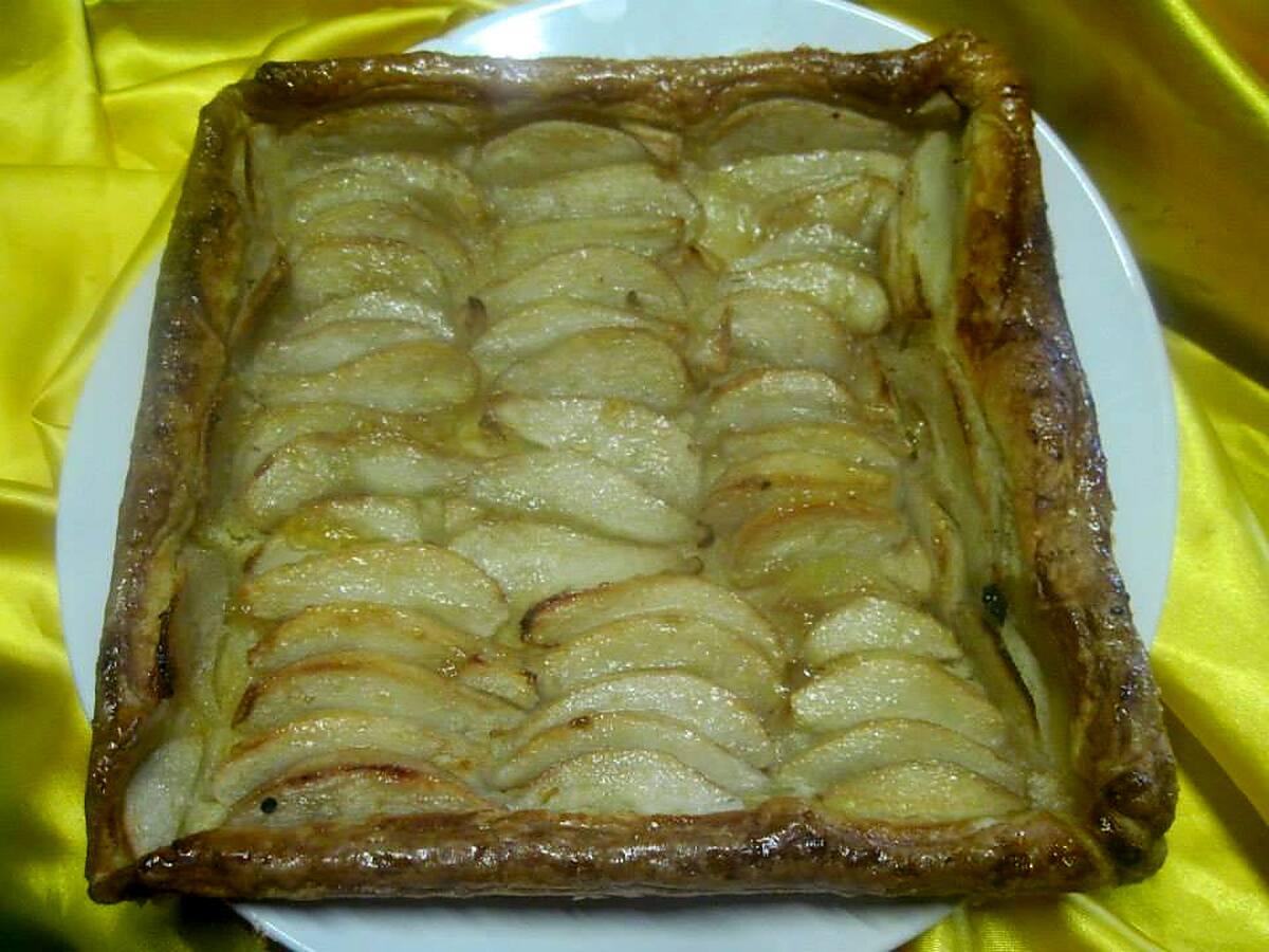 recette Tarte aux poires.