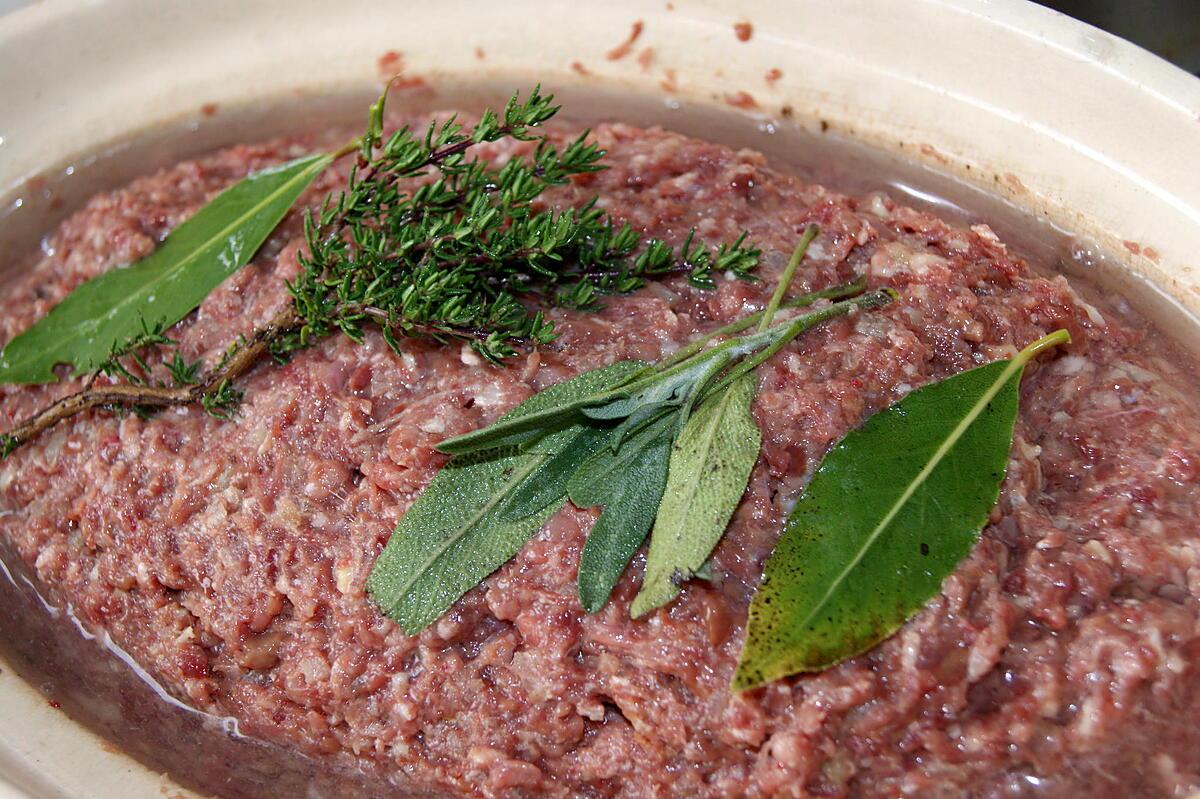 recette Pâté de foie,gésier et coeur de canard