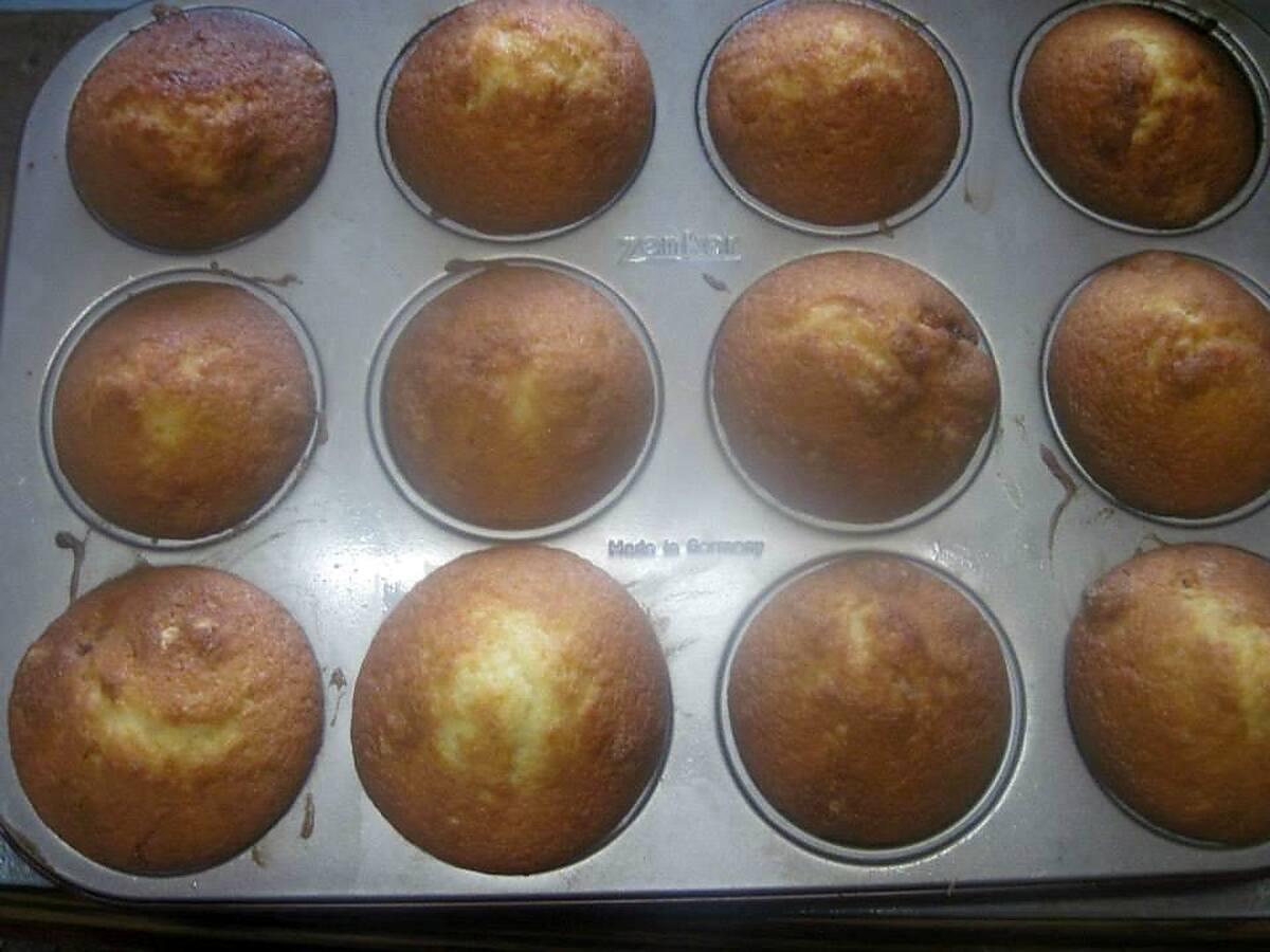 recette Muffins au yaourt aux fruits confits.