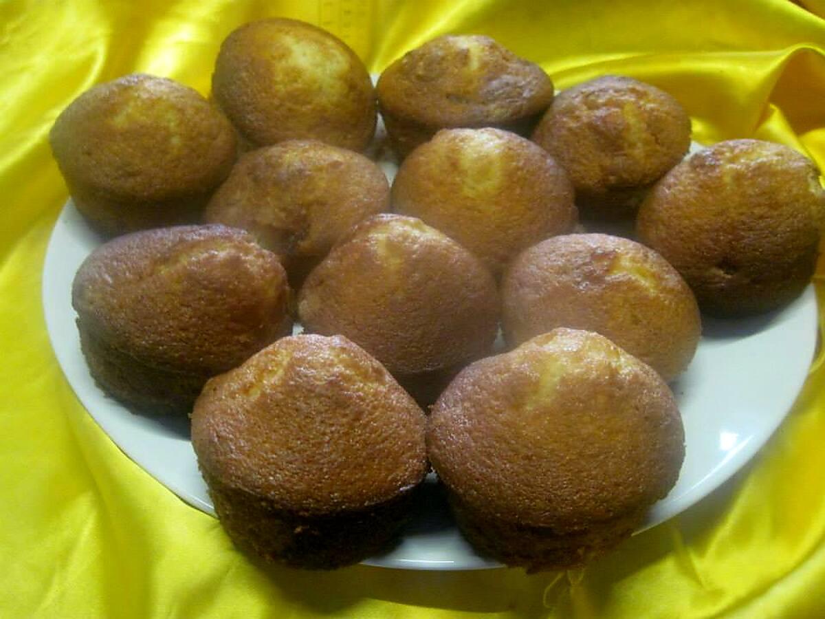 recette Muffins au yaourt aux fruits confits.