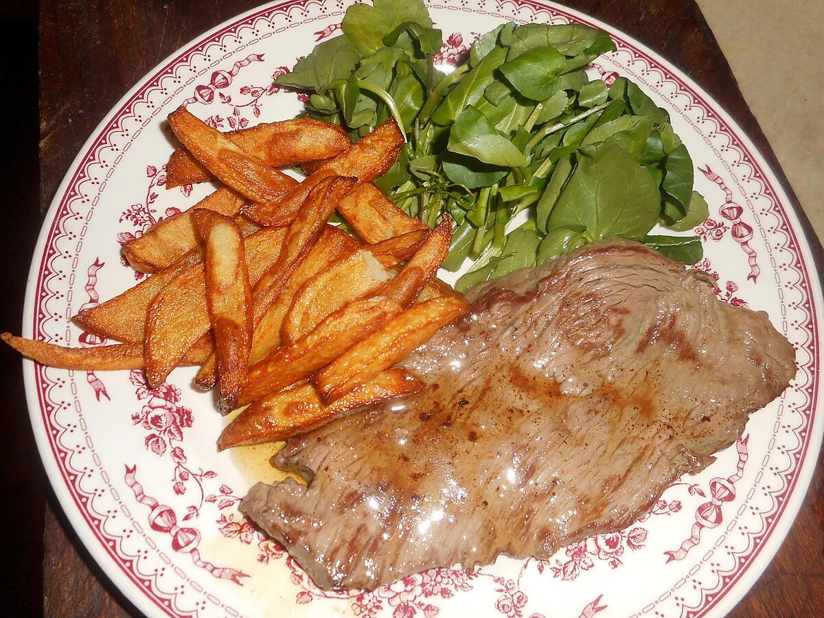 recette Steak frites a la parisienne