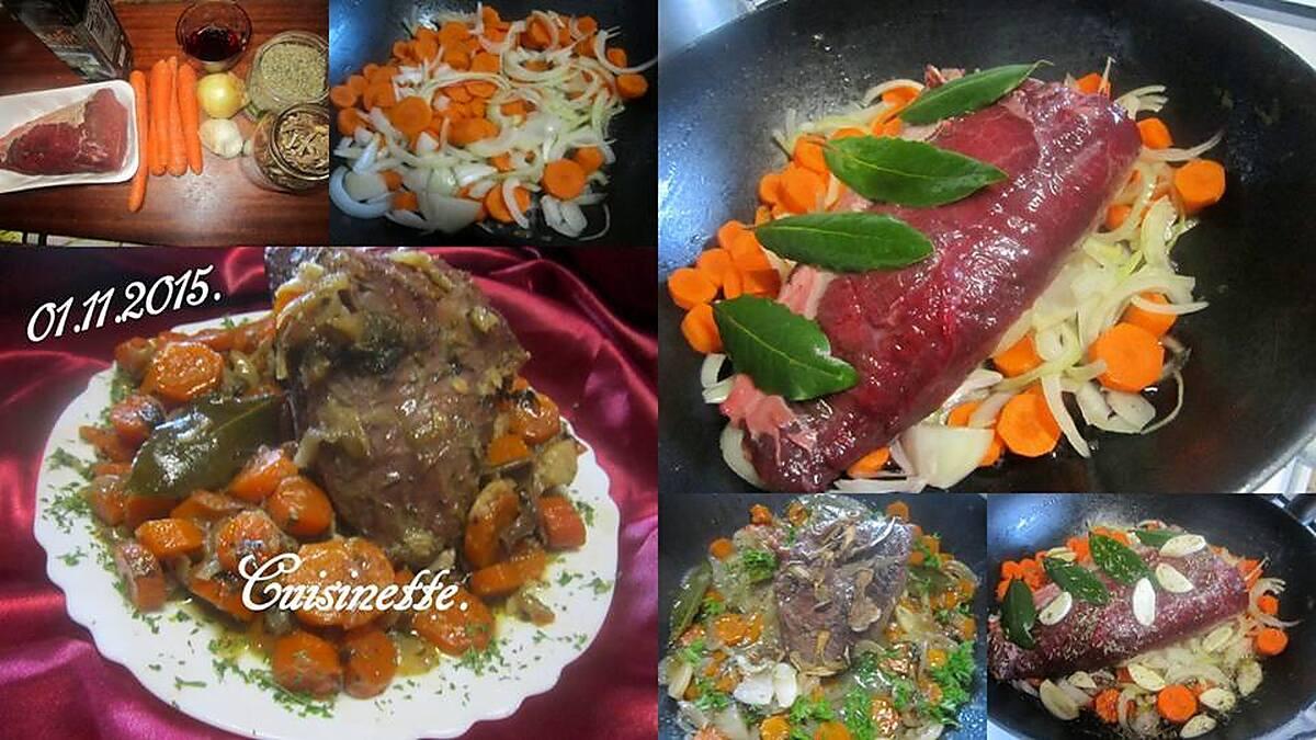 recette Bœuf Bourguignon.