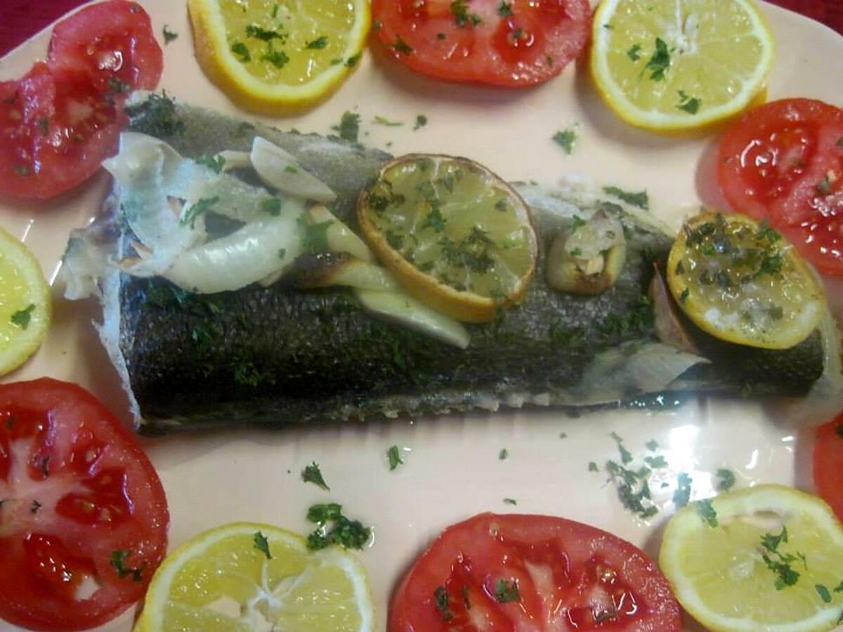 recette Poisson cabillaud au four.