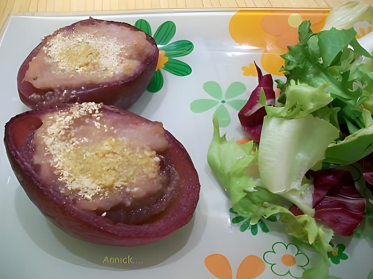 recette oignons rouges farcis