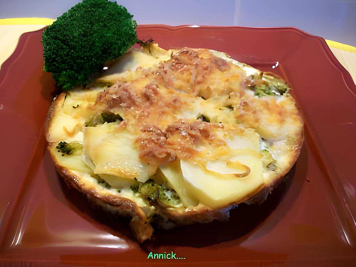 recette gratins dauphinois aux brocolis