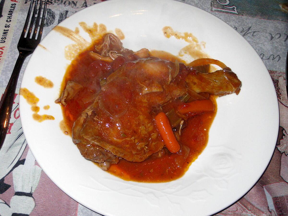 recette Poulet chasseur recette de Toscane