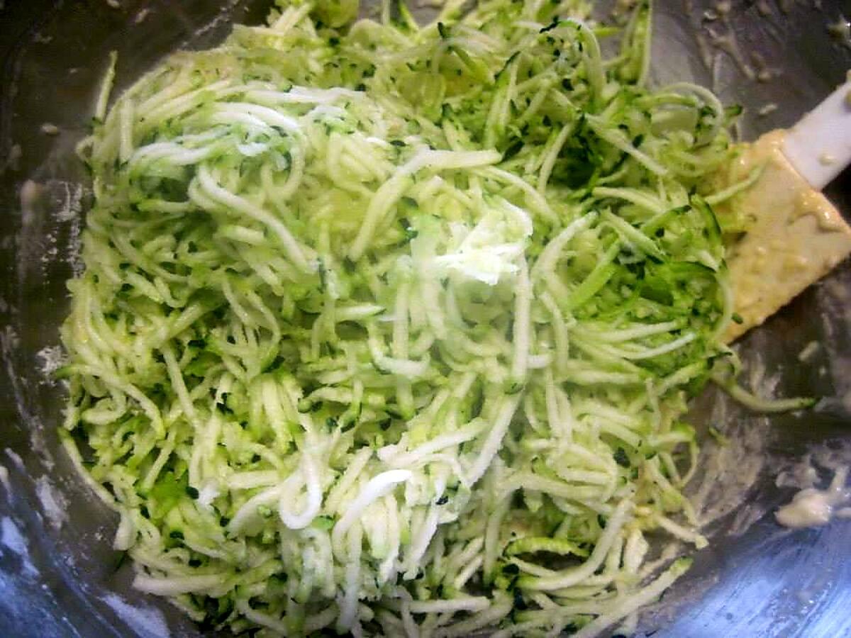 recette Beignets de courgettes au parmesan.