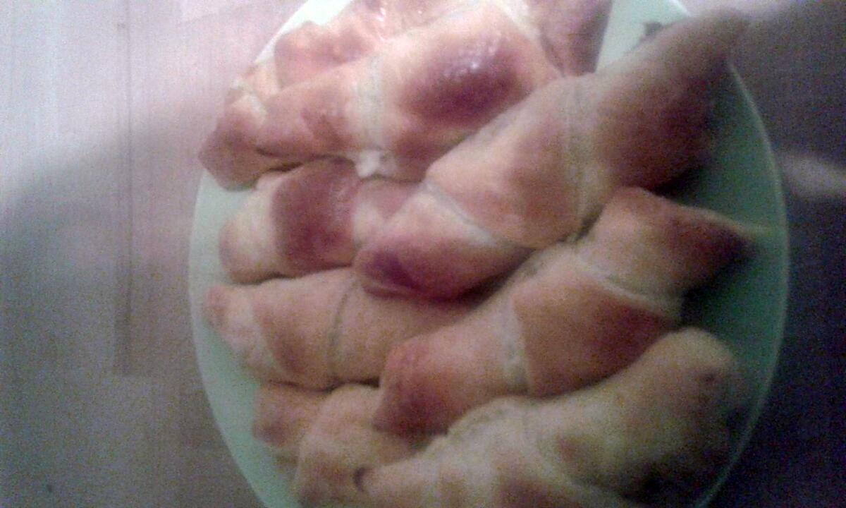 recette Croissant fêta, sudjuk (salami turc )