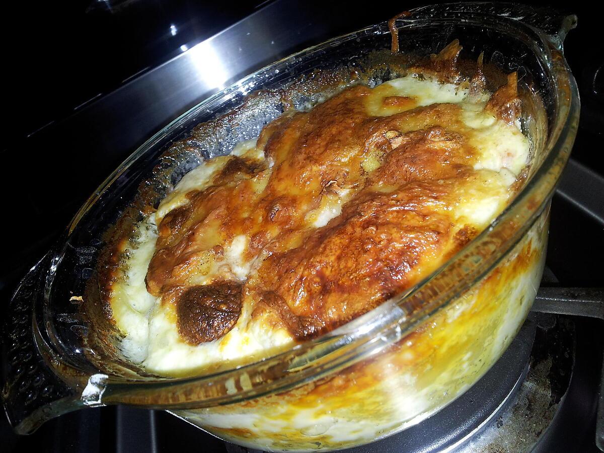 recette Gratiné dauphinois à la mozzarella