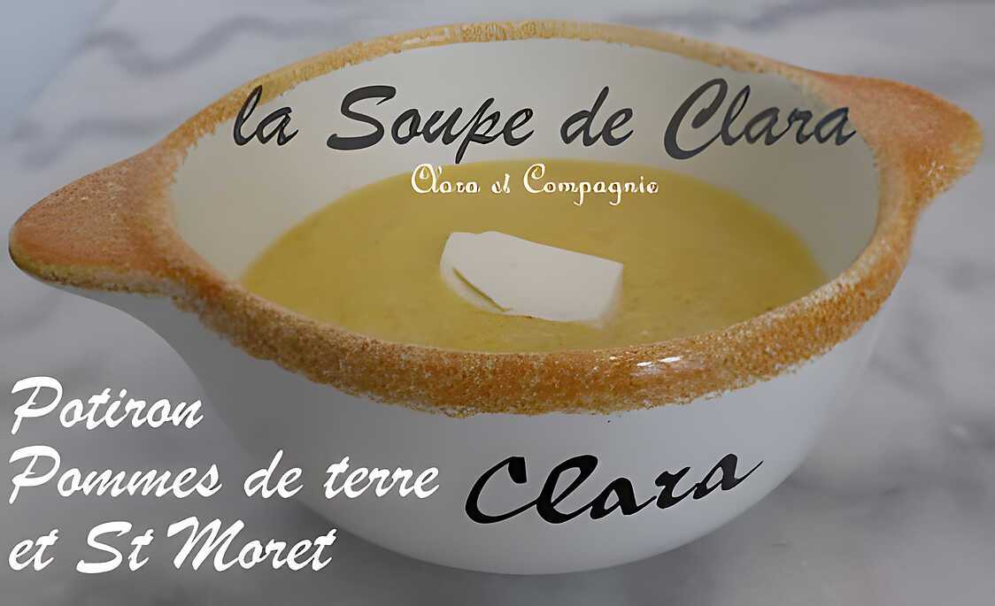 Soupe Potiron Pomme De Terre Monsieur Cuisine Recette de Soupe Potiron, Pommes de Terre et St Moret