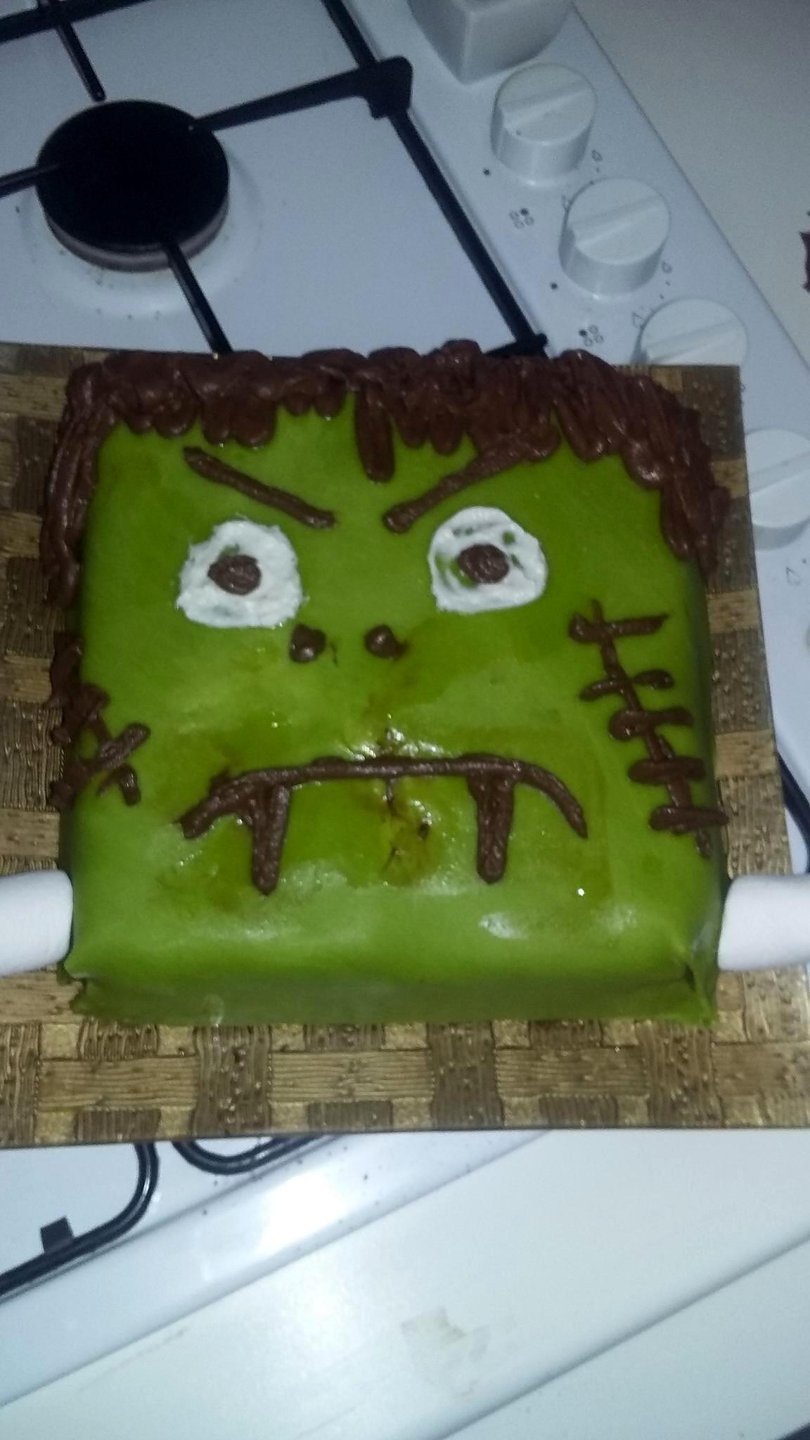 recette Gâteau monstre Frankenstein