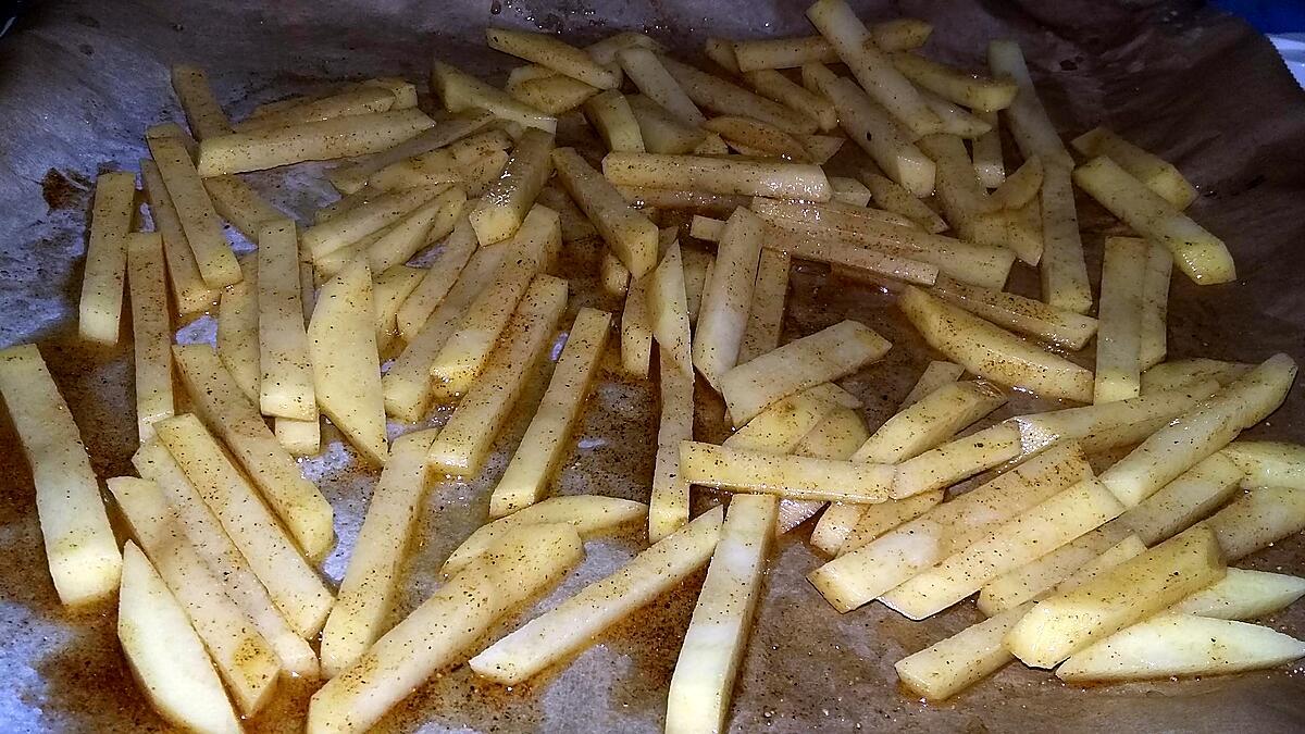 recette Frites au four