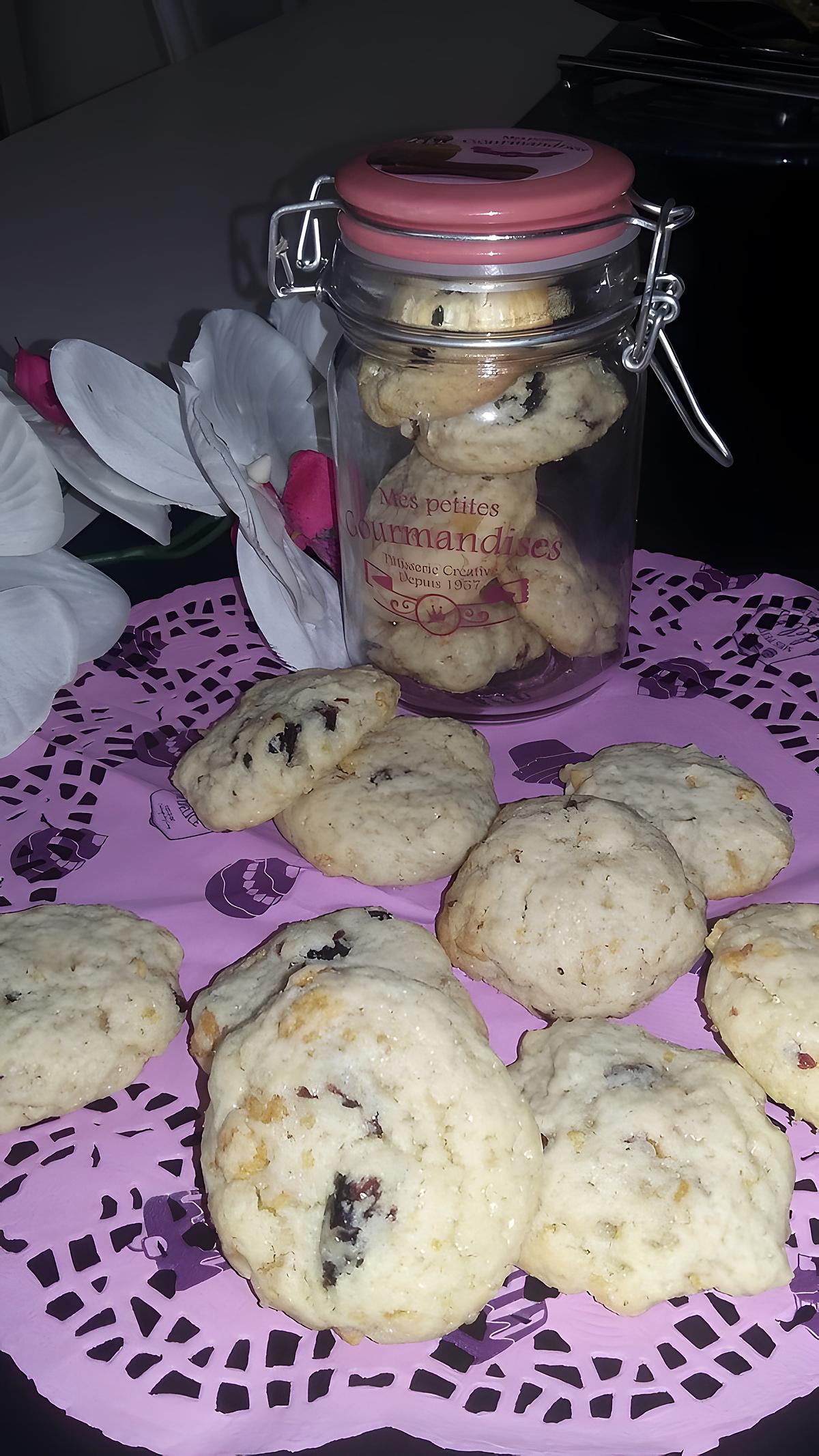 recette Cookies au cranberrys et céréales de Oh la gourmande!