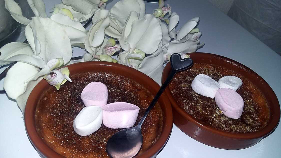 Recette de Crème brûlée au marshmallows