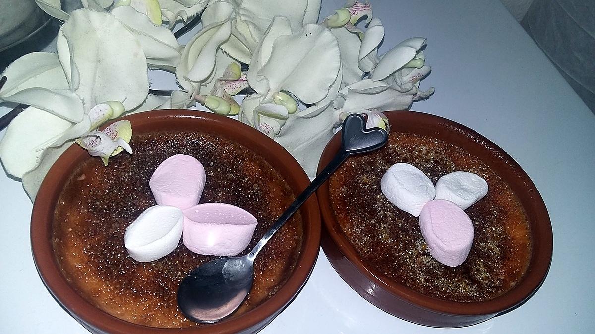 recette Crème brûlée au marshmallows