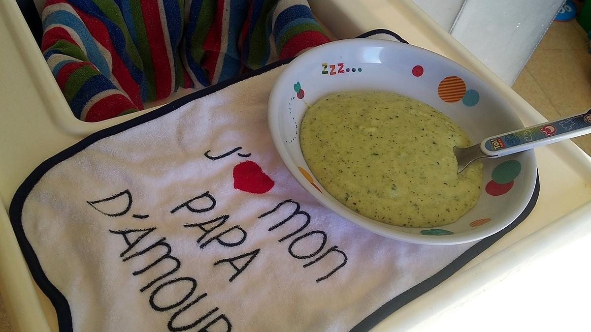 recette Purée de semoule jambon courgette thermomix