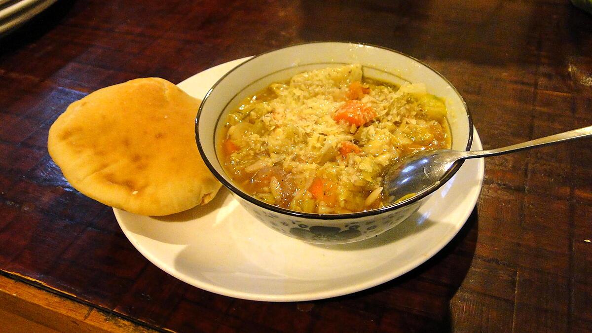 recette Minestrone vide-frigo à l'orzo