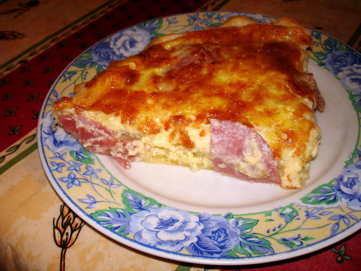 recette quiche au bacon et aux maroilles