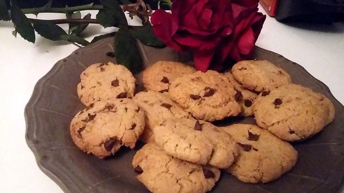 recette Cookies au beurre de cacahuète et au pépite de chocolat