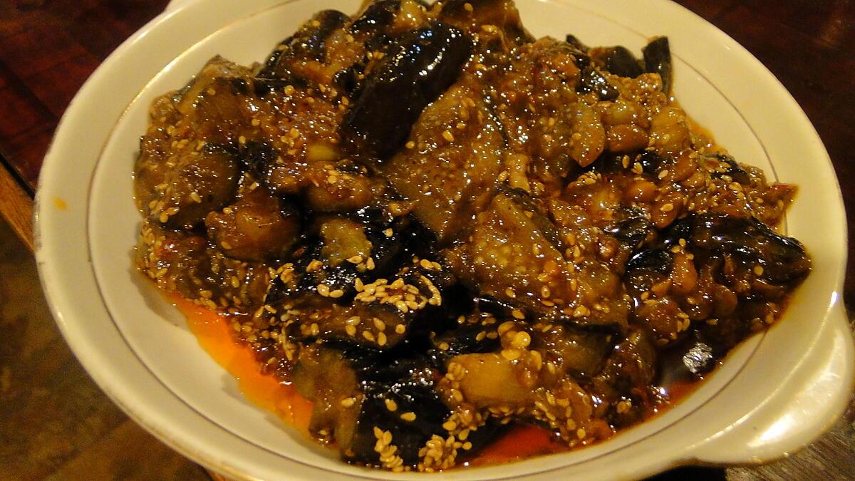 recette Aubergines épicées à la chinoise