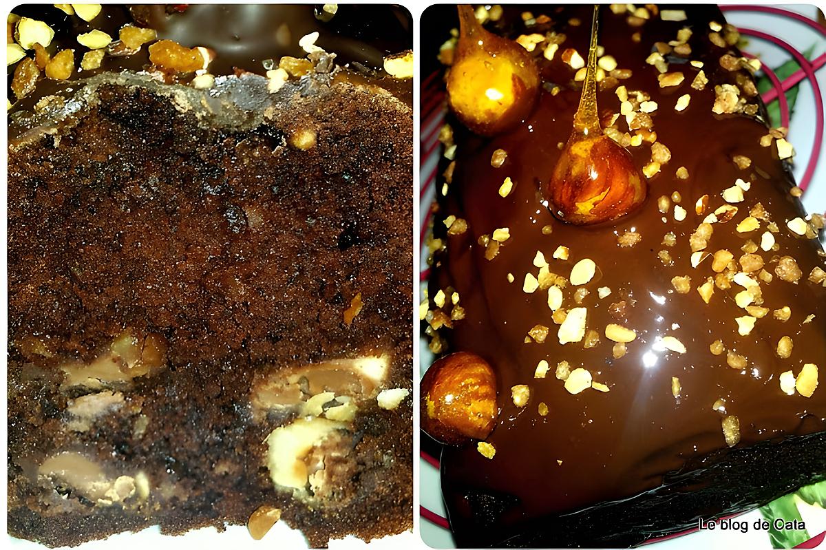 recette Cake chocolat praliné aux noisettes