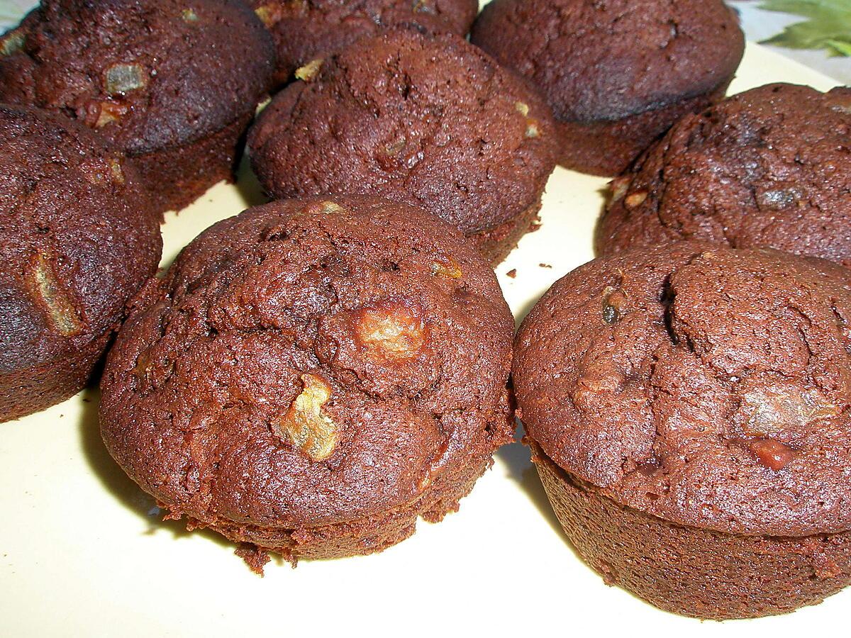 recette MUFFINS poire chocolat de ROSINETTE,un pur régal !!!