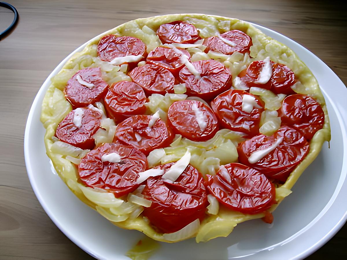 recette Tatin tomates-oignons