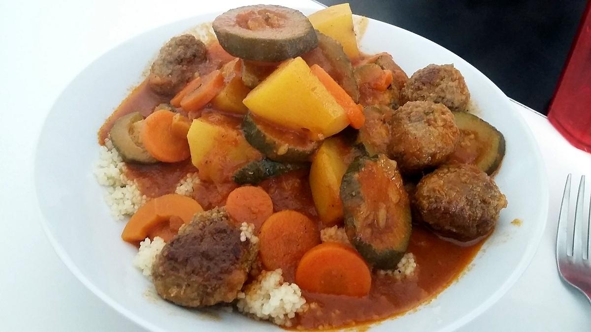 recette Couscous au boulette