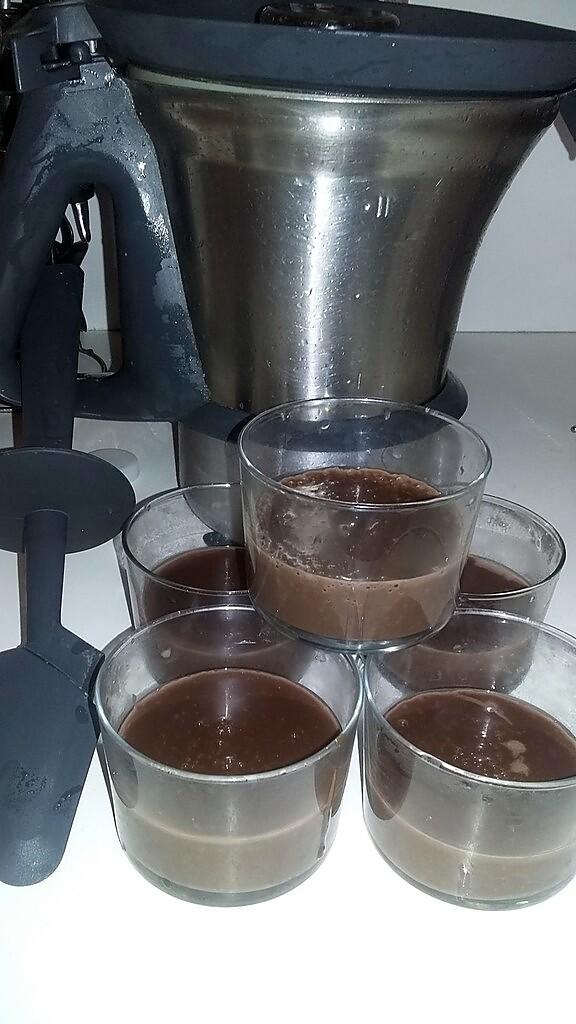 recette Crème dessert tout chocolat thermomix