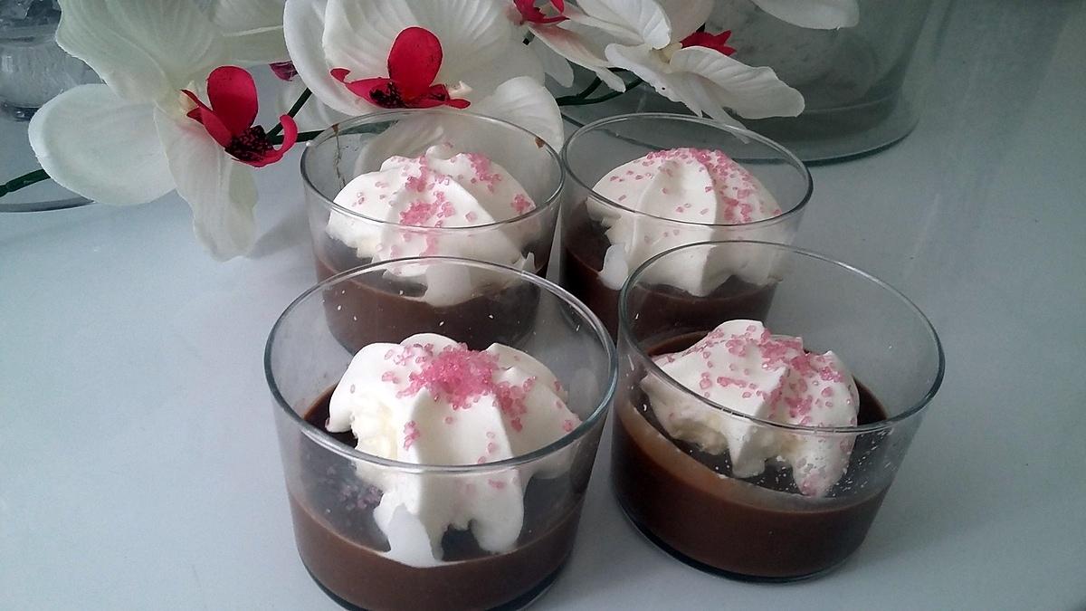 recette Crème dessert tout chocolat thermomix