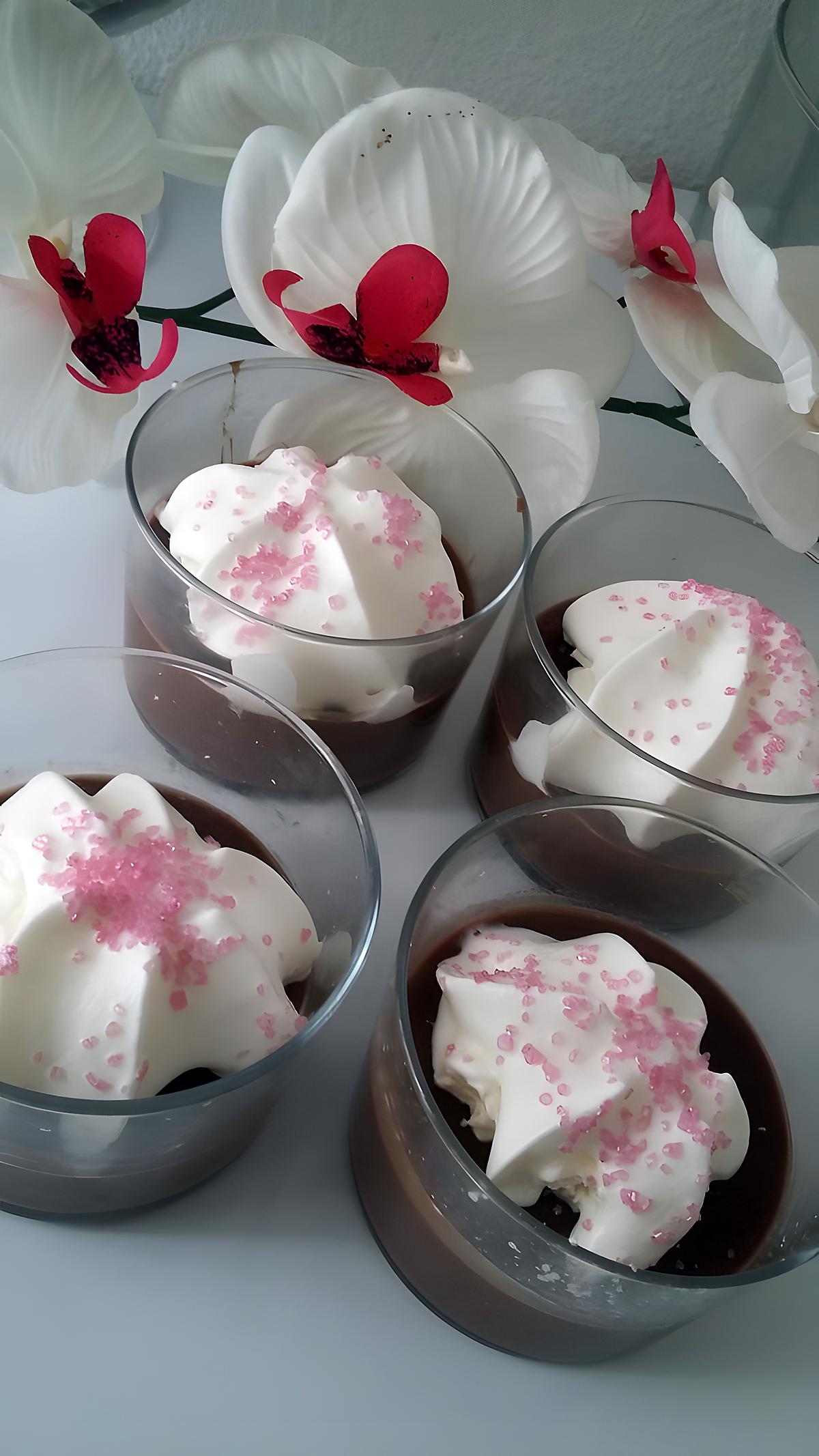 recette Crème dessert tout chocolat thermomix