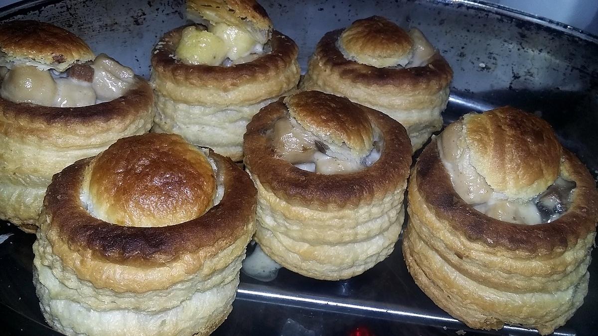 recette Bouché a la reine au quenelle de semoule