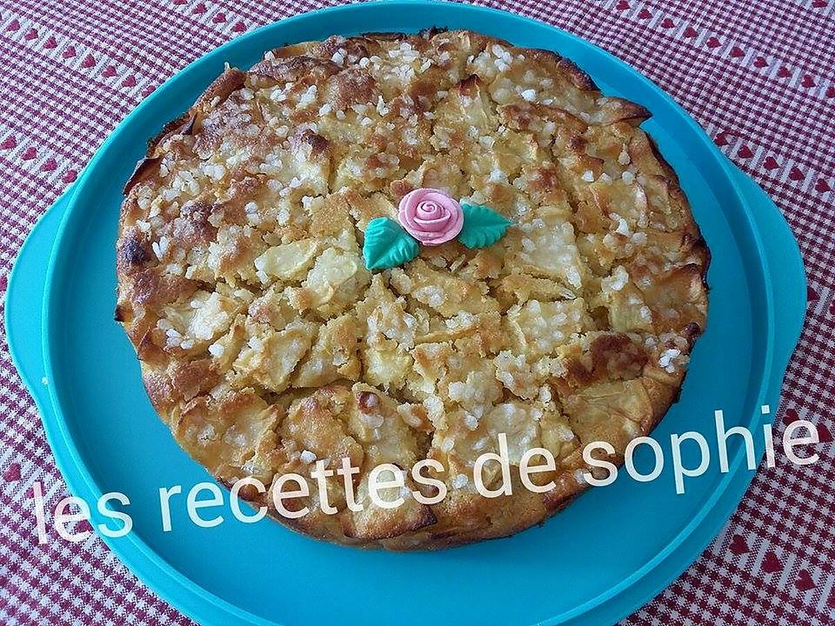 recette Gâteau madeleine aux pommes