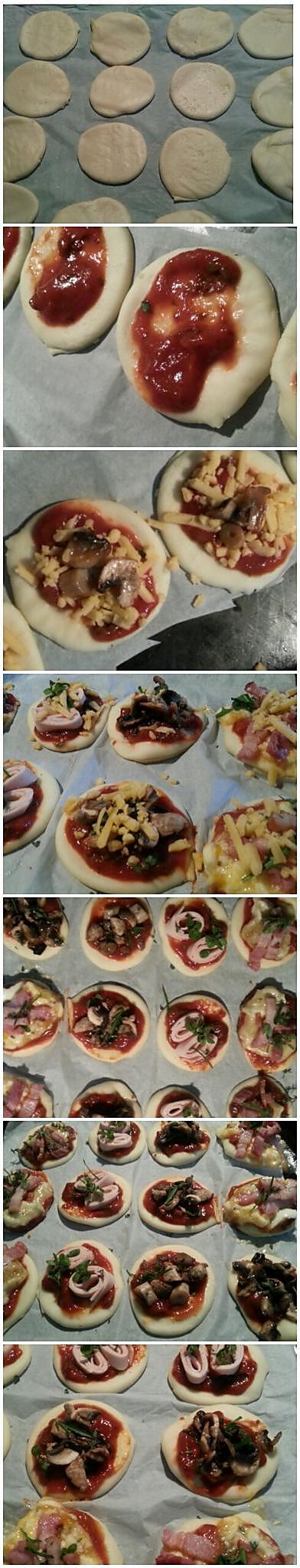 recette Mini pizzas