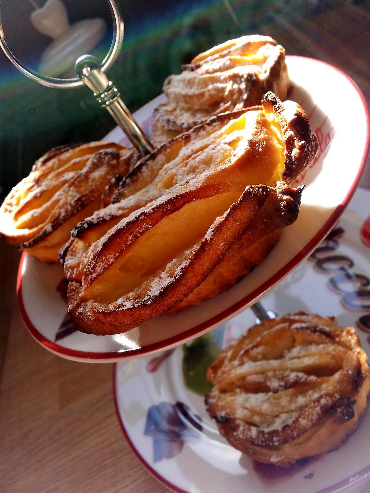 recette Tartelettes fleur de pommes